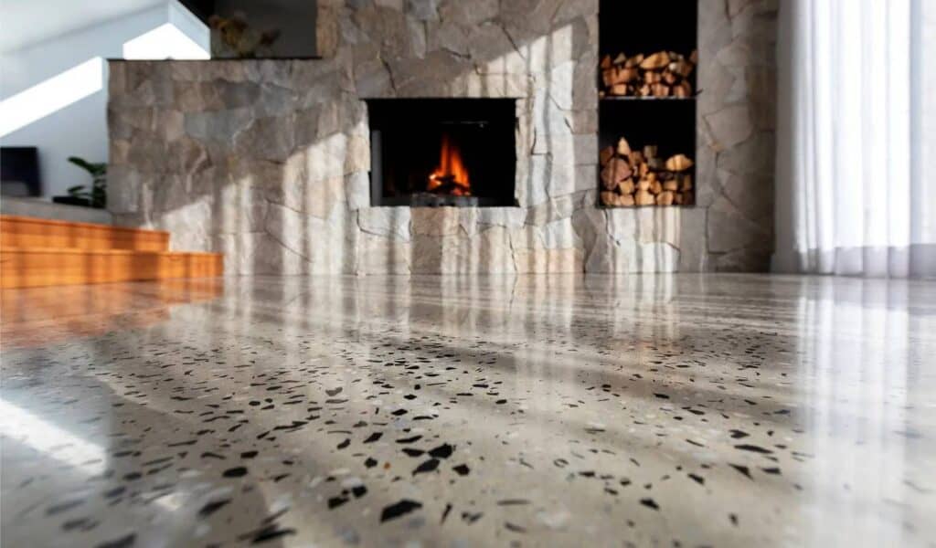 Exterior Polished Concrete